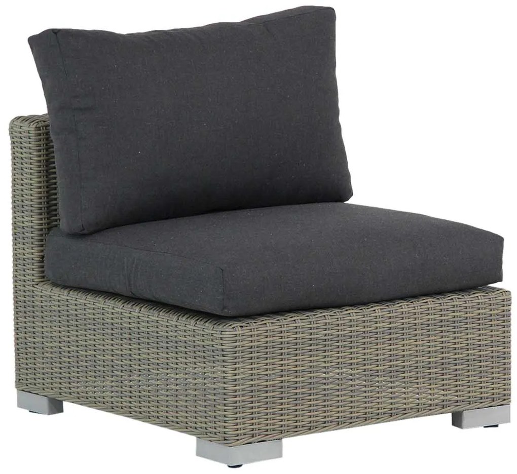 Hoek loungeset 5 personen Wicker Taupe  Garden Collections Cuba