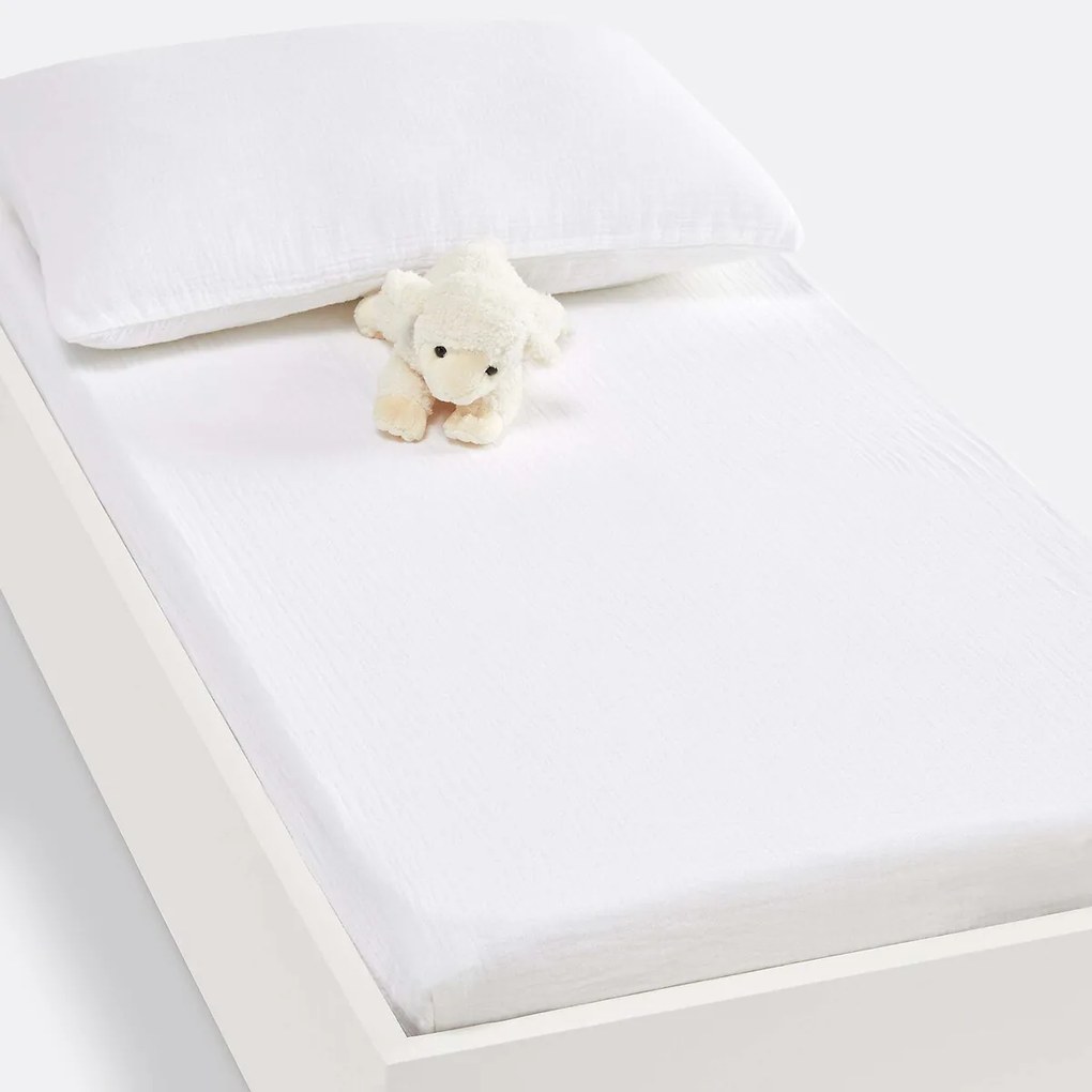 Hoeslaken voor babybed, effen tetra, Kumla