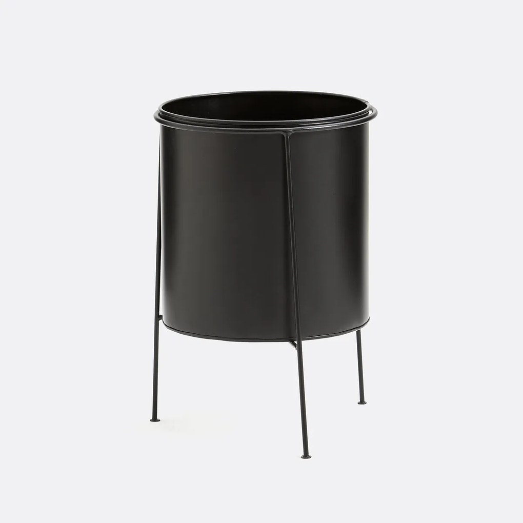 Bloempot op poot in geverfd metaalØ30 cm, INAYA