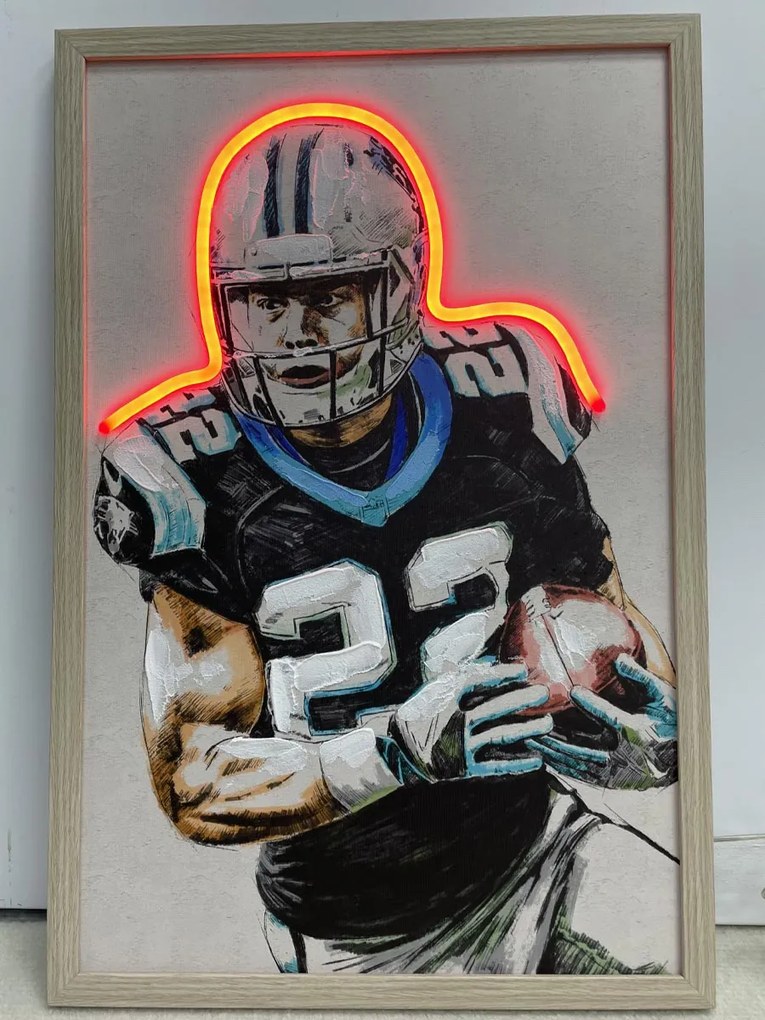 Neon Art Rugby