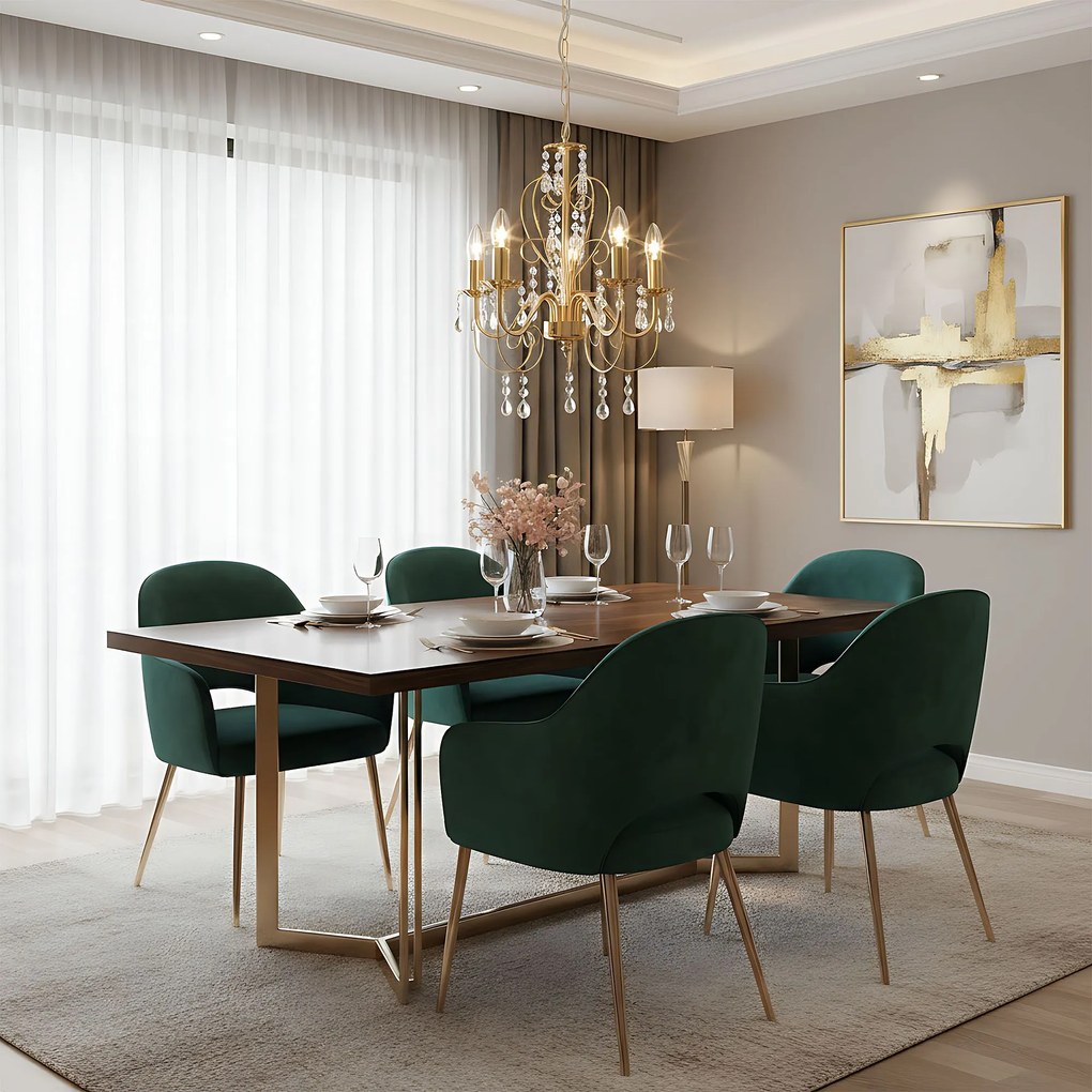 Lamp EBT009-5CP GOLD