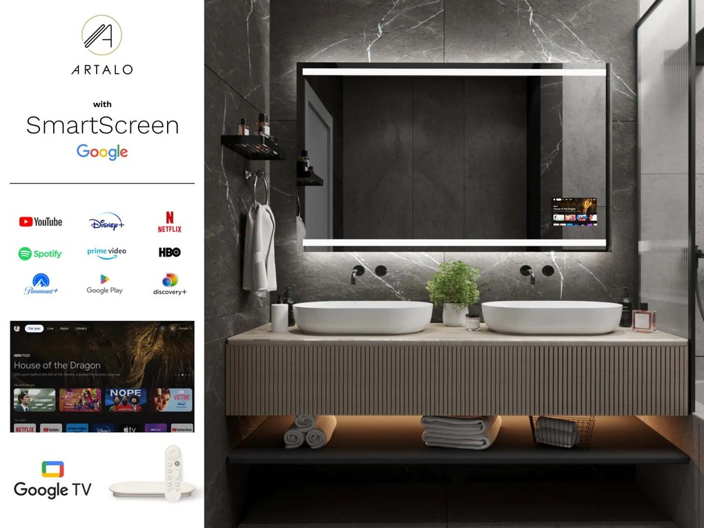 Badkamerspiegel met LED verlichting M11