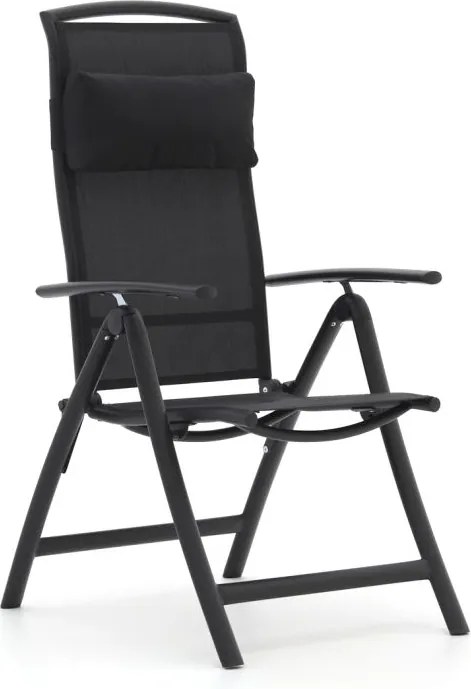 Verstelbare tuinstoel | Forza Capri | Aluminium | Grijs | Kees Smit Tuinmeubelen