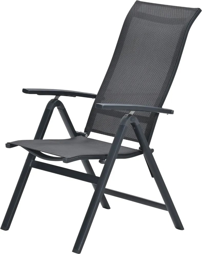 Garden Impressions Siena tuinstoel verstelbaar - donker grijs