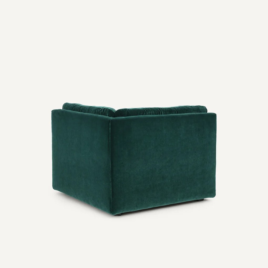 Modulaire 90° hoek in fluweel, GIULIANO