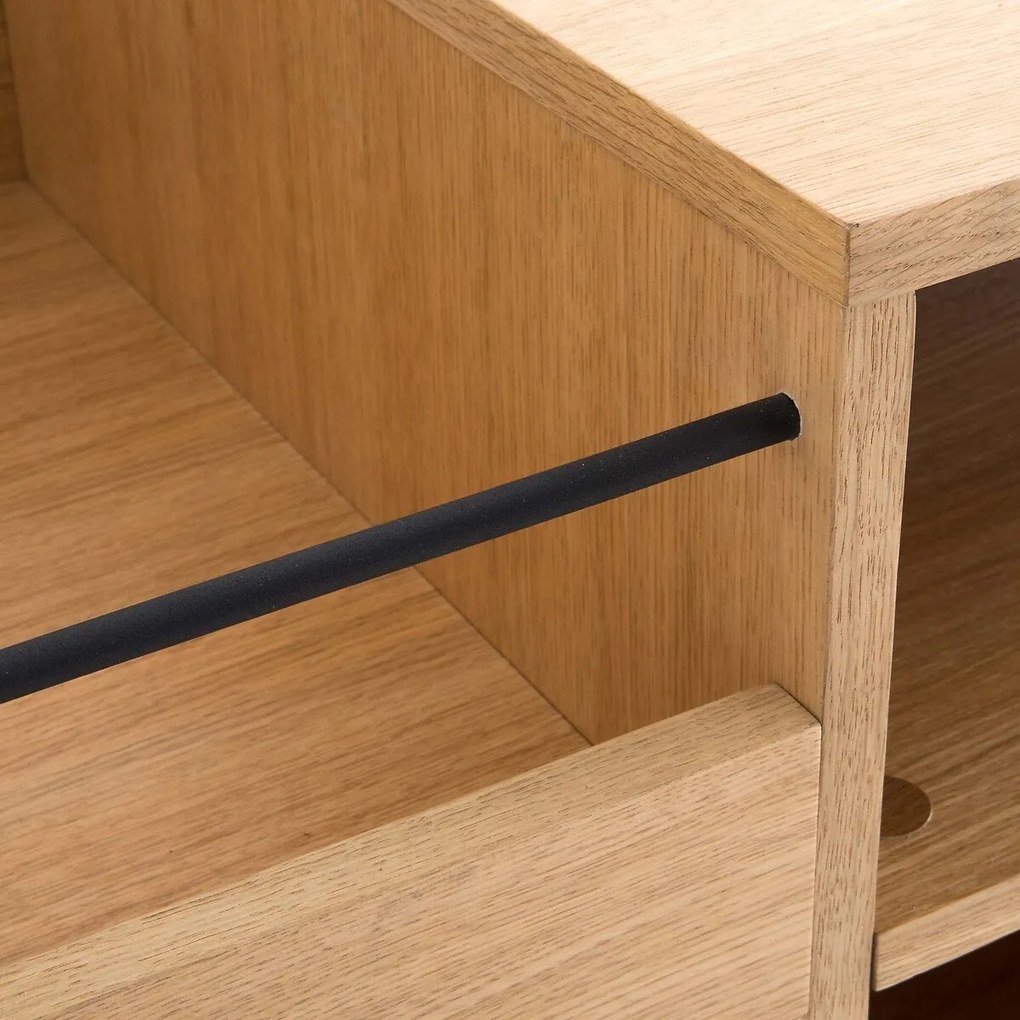Vinyl meubel in eik, Compo