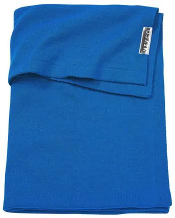 Knit Basic wiegdeken 75x100 cm bright blue