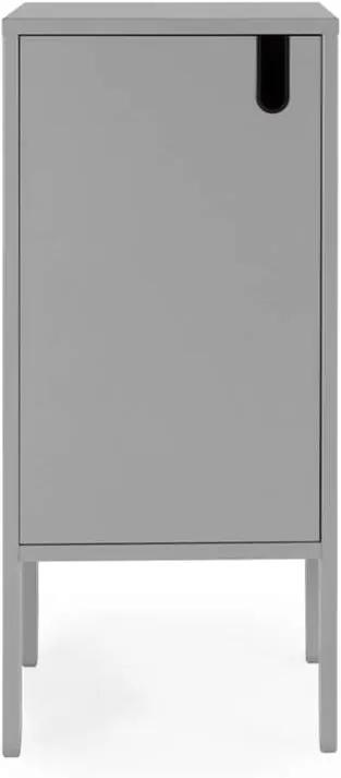 Tenzo wandkast Uno 1-deurs - grijs - 89x40x40 cm - Leen Bakker