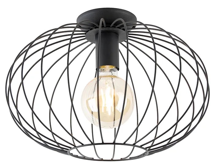 Smart plafonnière zwart incl. Wifi G95 - Margarita