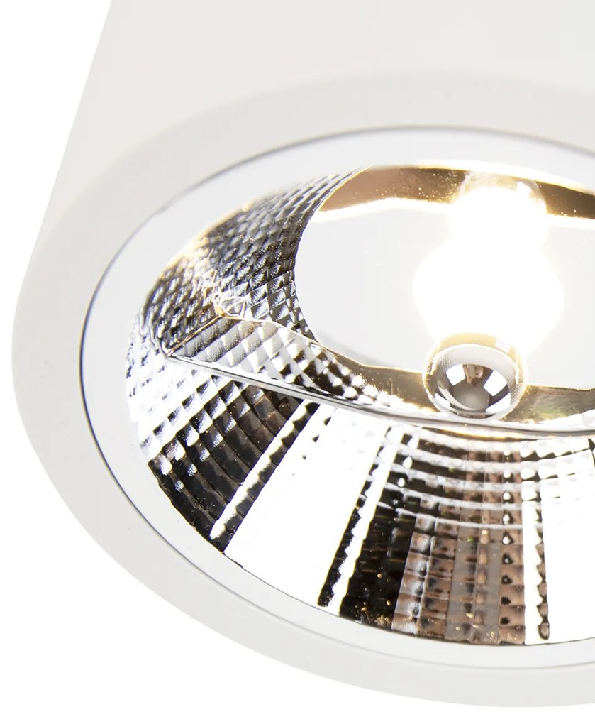 Moderne opbouwSpot / Opbouwspot / Plafondspot wit GU10 111mm - Expert Modern GU10 rond Binnenverlichting Lamp
