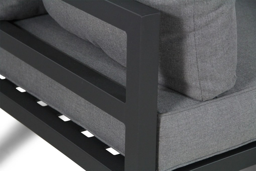 Loungeset tuin 4 personen Wicker Grijs Garden Collections Toronto/Arenas