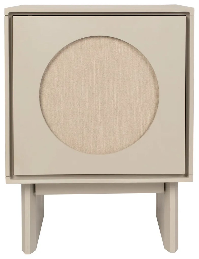 Zuiver Twin Design Nachtkastje Beige - 44x40x59cm.