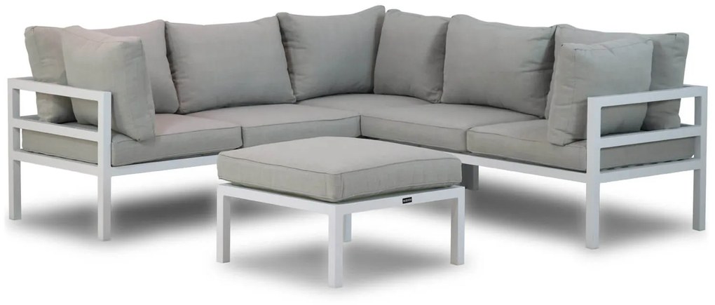 Hoek loungeset 5 personen Aluminium Wit  Lifestyle Garden Furniture Arenas