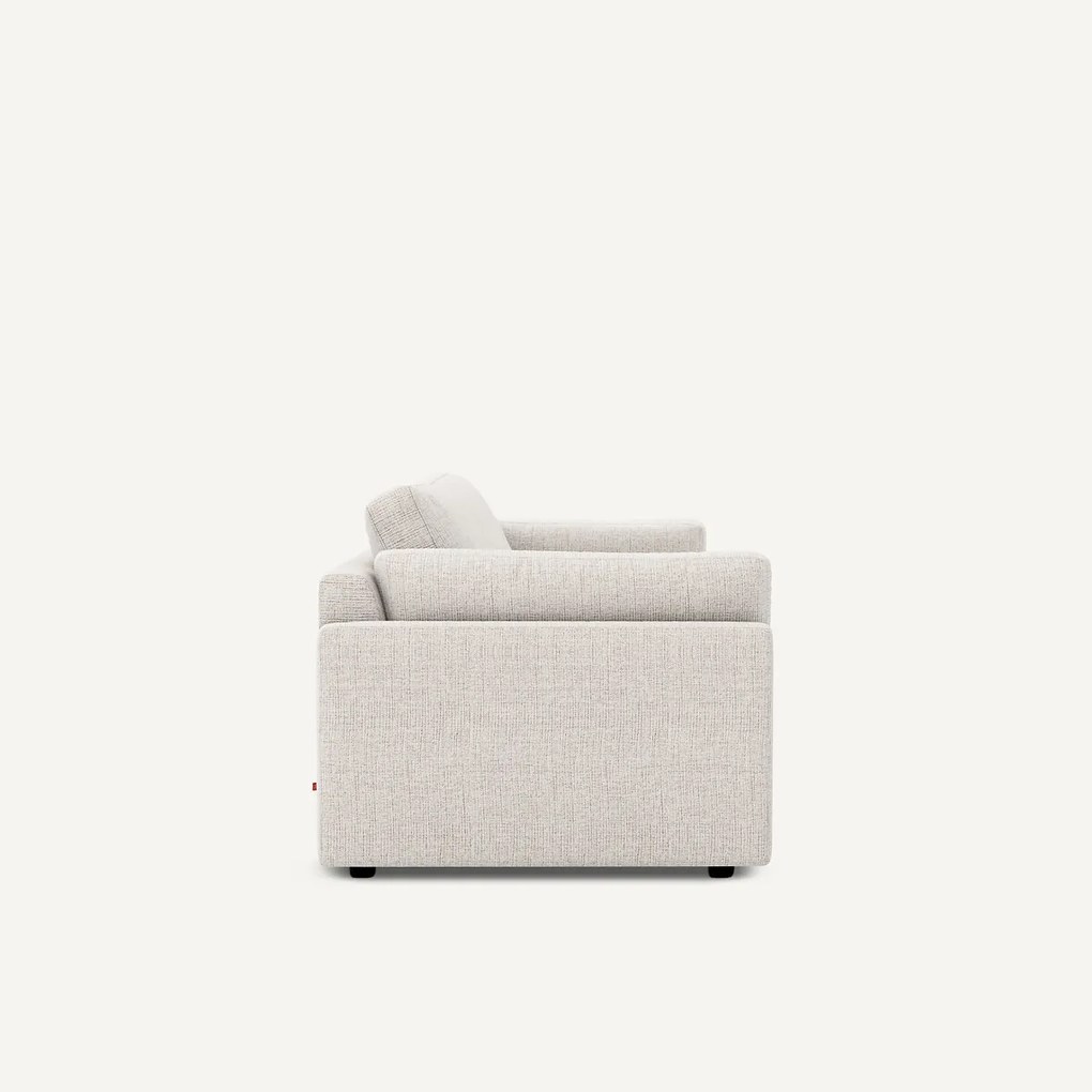 Slaapbank, in gespikkeld canvas, CÉSAR