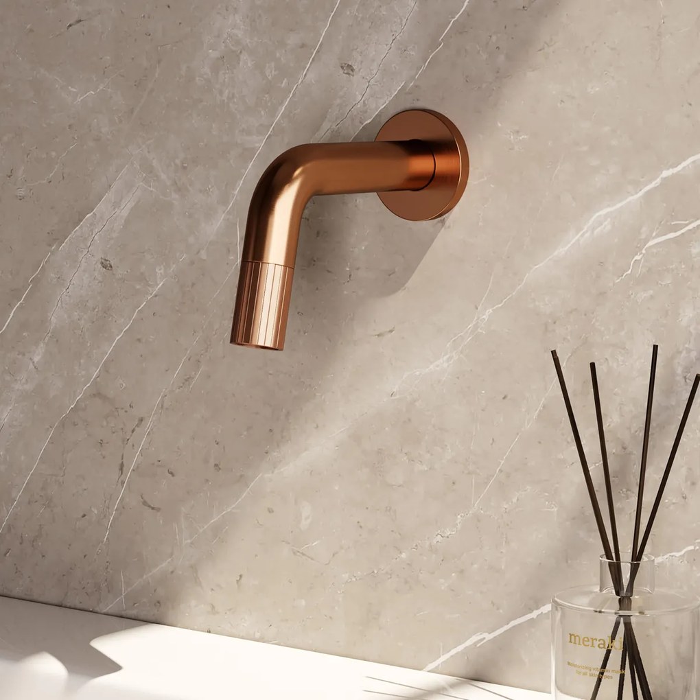 Brauer Stripe inbouw fonteinkraan koper geborsteld PVD