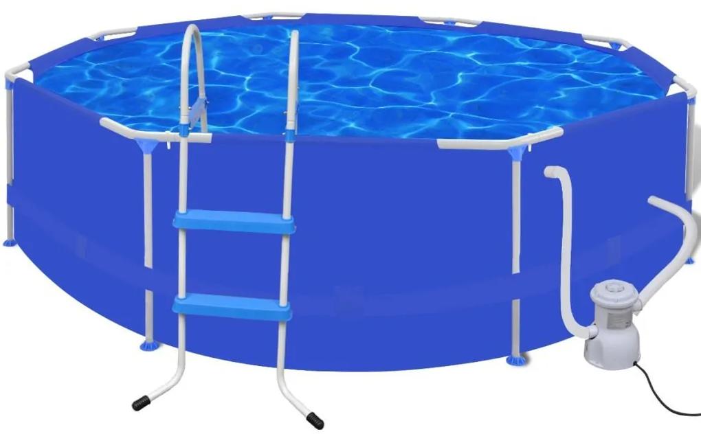 Zwembad rond 300 cm met ladder filterpomp 300 gal/h