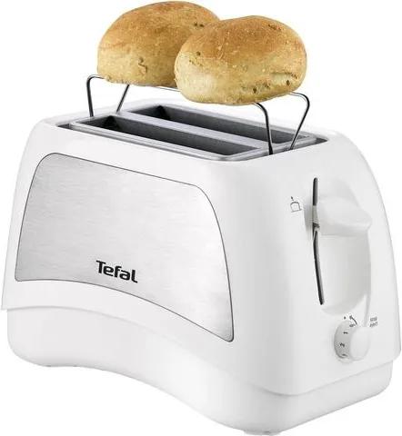 Tefal toaster TT131E Delfini Plus, voor 2 sneetjes brood, 850 W, wit