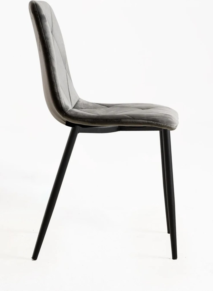 Set 4 Lyke Fluwelen Stoelen