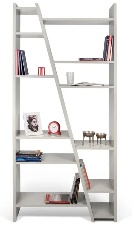 TemaHome Delta Schuine Wandkast 97 Cm Mat Grijs - 97x30x195cm.