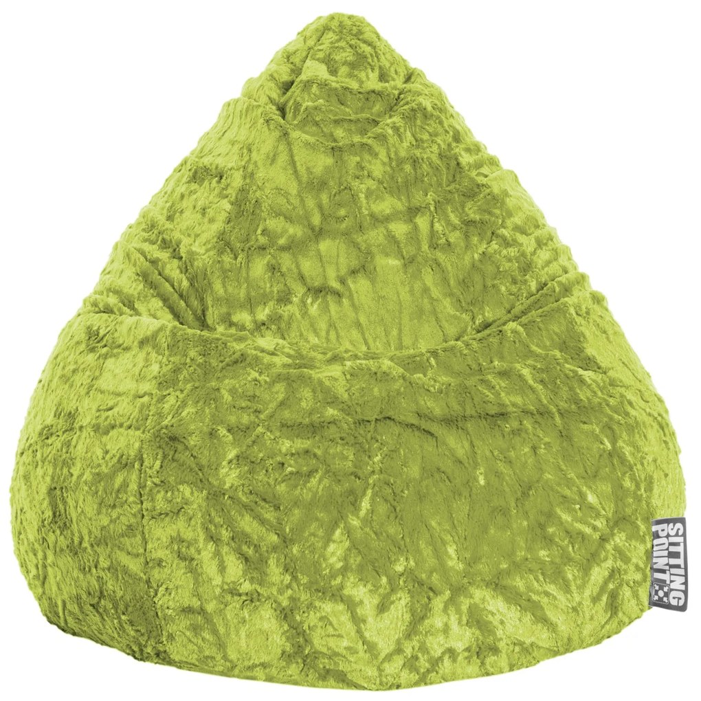 Kinder Zitzak BeanBag Fluffy XL - Groen