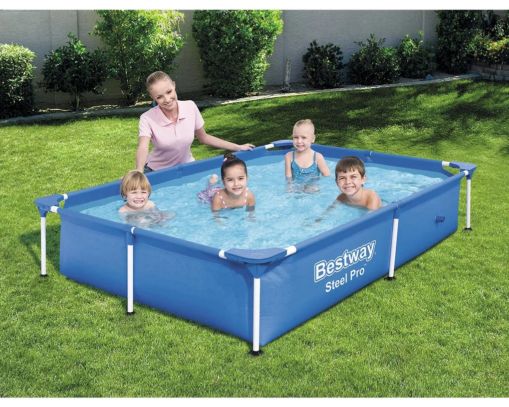 Bestway Steel Pro frame zwembad 221 x 150 x 43 cm