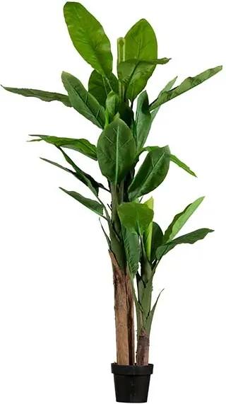 Kunst bananenplant groen 195cm