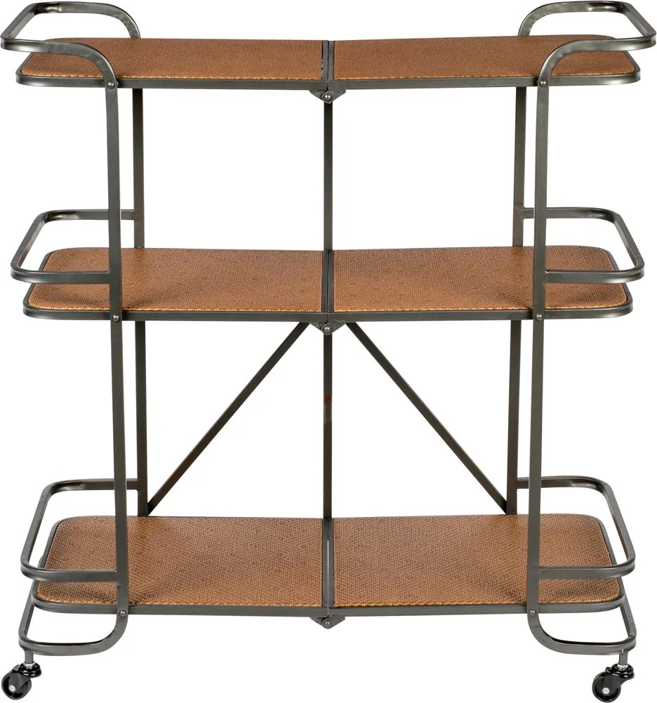 Dutchbone Sierra Inklapbare Stellingkast Laag - 35x36.5x109cm.