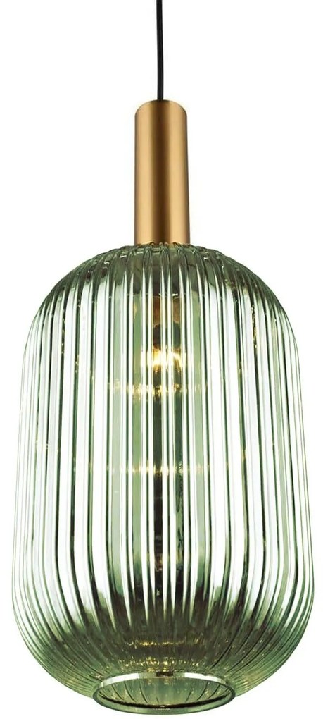 Plafondlamp Hangend Glas Groen APP459-1CP