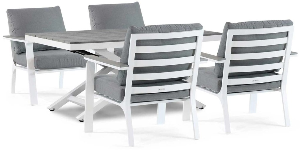 Loungeset tuin 4 personen Aluminium Wit  Lifestyle Garden Furniture Palazzo