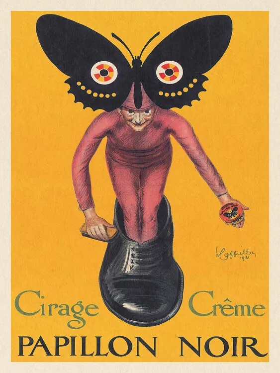 Kunstreproductie Papillon Noir, Leonetto Cappiello