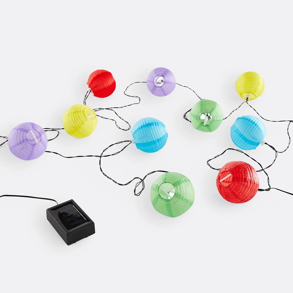 Lumineuze slinger op zonne-energie, Masti