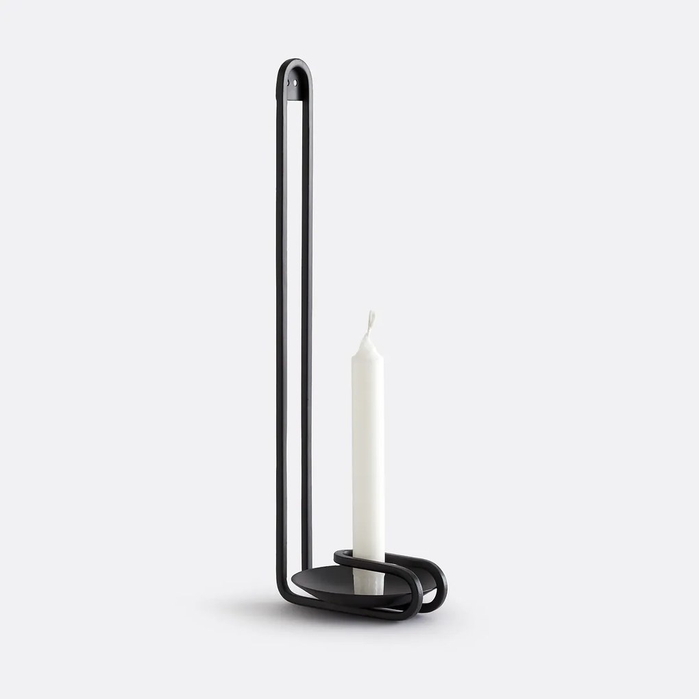 Metalen wandkandelaar, hoogte 38 cm, CANDRALE