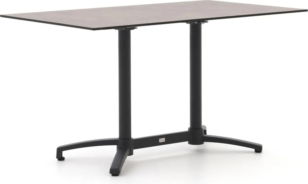 Inklapbare tafel Bellagio  | Vierkant  | Tuintafel Kunststof | 140x80cm | 4 personen | Kees Smit Tuinmeubelen