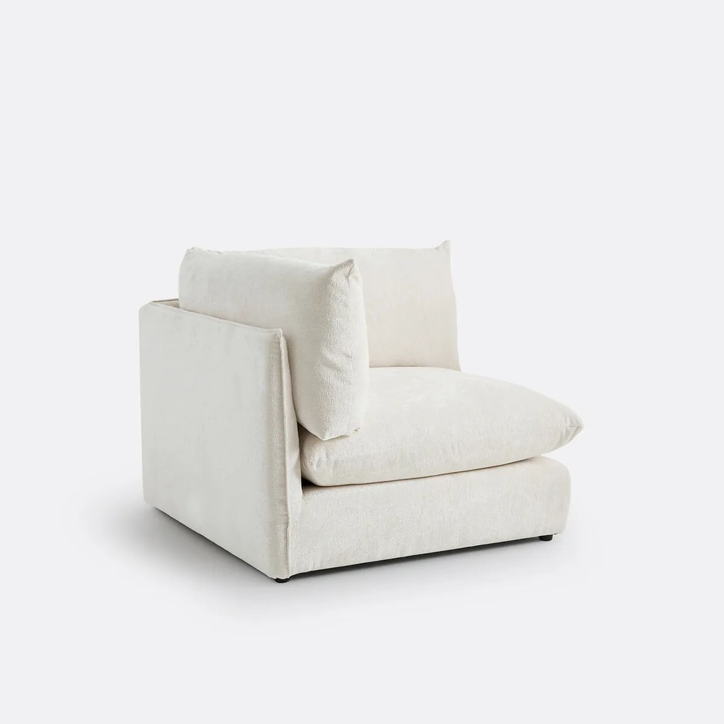 Modulaire hoekzetel, in structuurfluweel, Malo