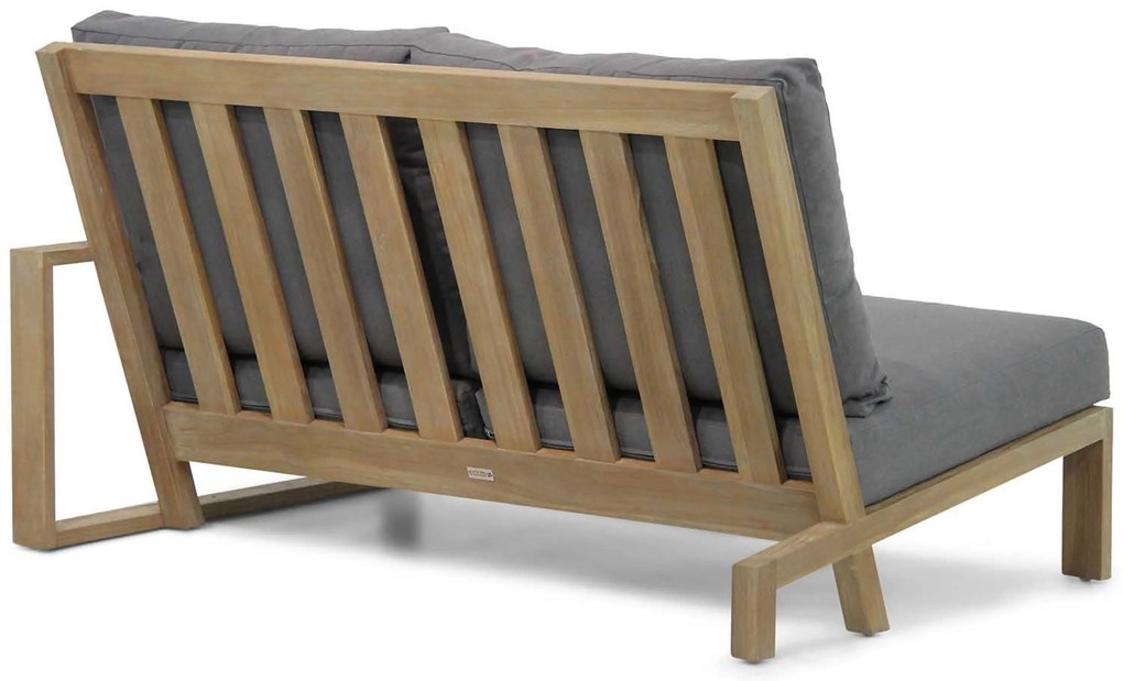 Hoek loungeset 4 personen Teak Grijs Lifestyle Garden Furniture Pure Island