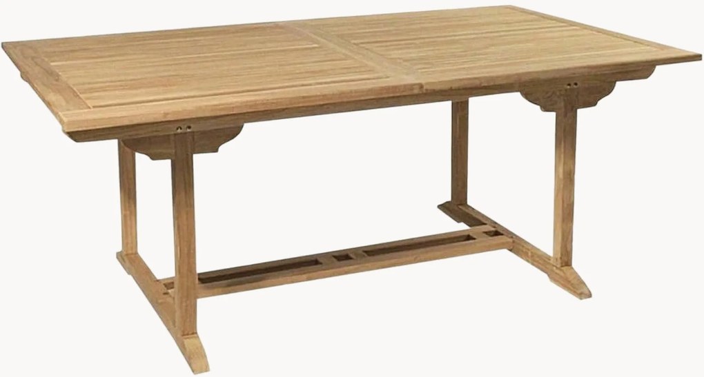 Tuintafel Fun van teakhout met parasolgat