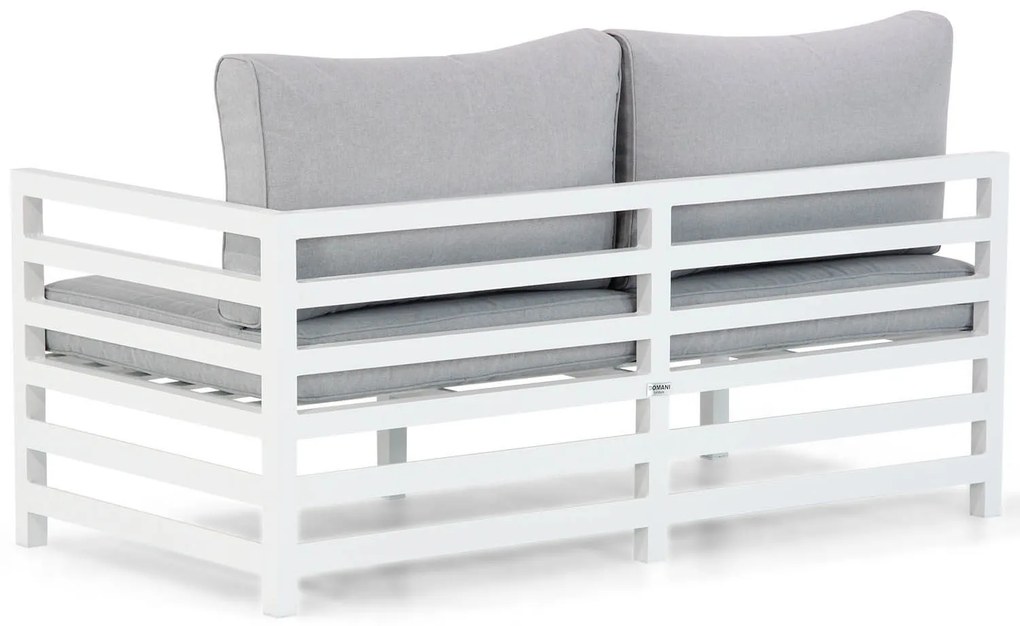 Hoek loungeset 5 personen Aluminium Wit  Domani Furniture Linde