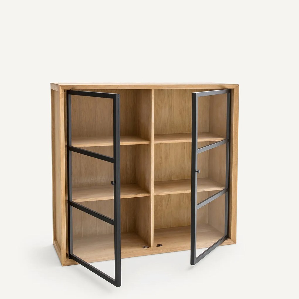 Vitrinekast van eiken en eikenfineer, Joaquin