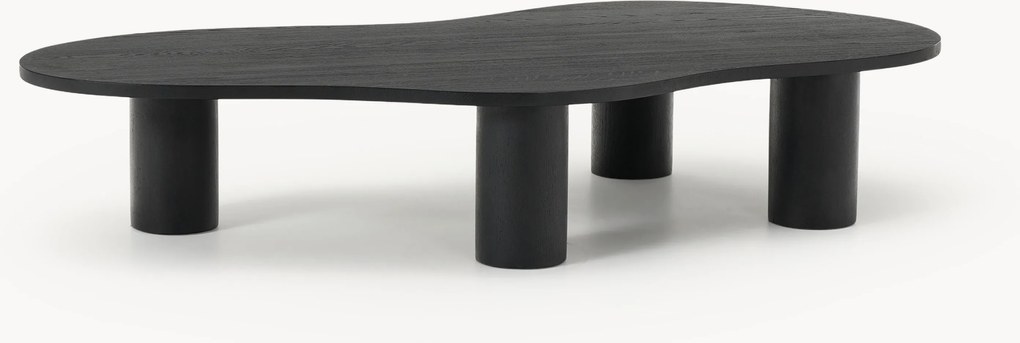 XL salontafel Didi van eikenhout in organische vorm