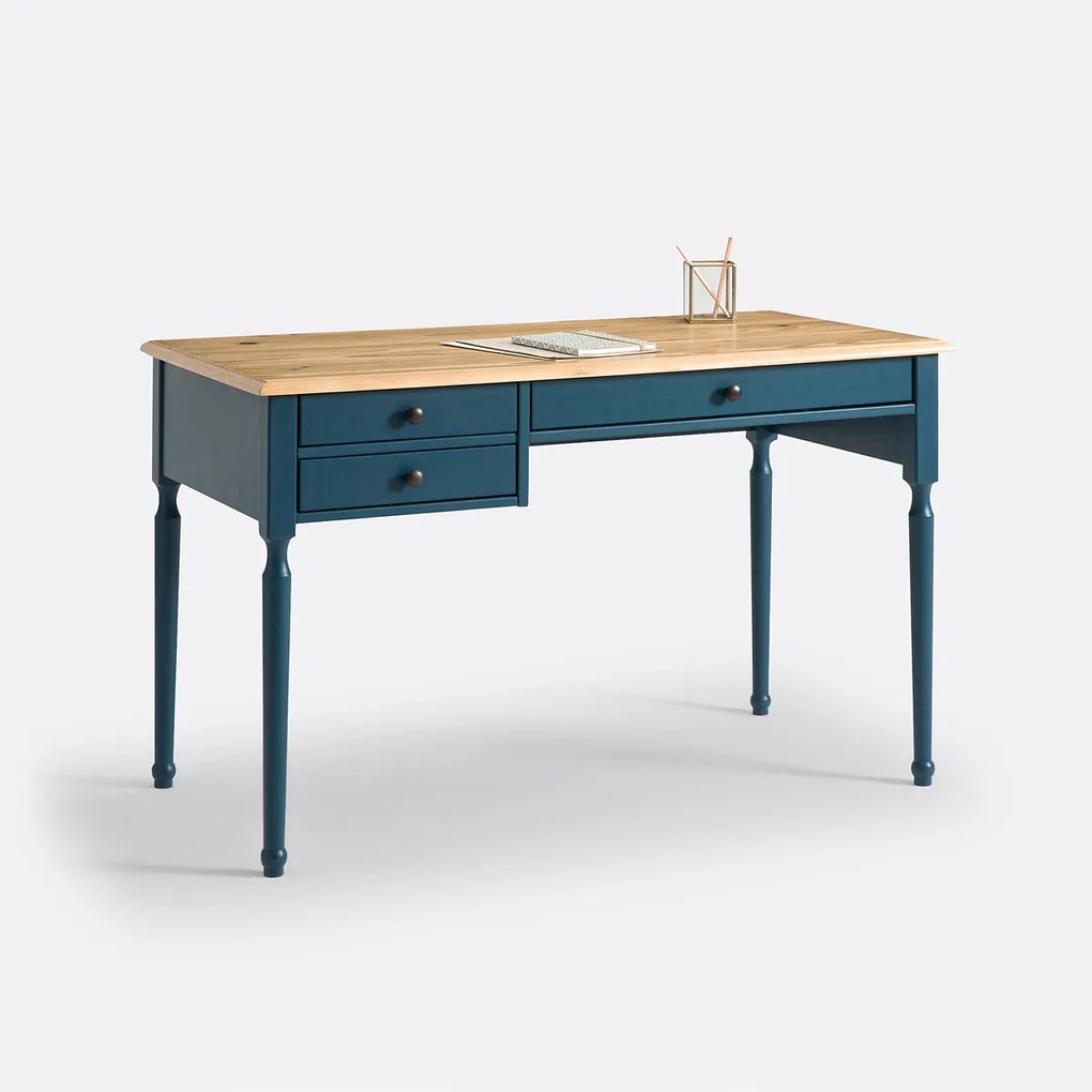 Bureau in massief dennenhout