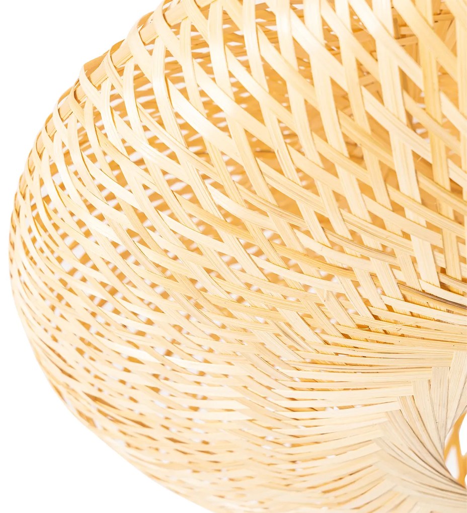 Smart plafondlamp bamboe 50 cm incl. Wifi G95 - Ostrava