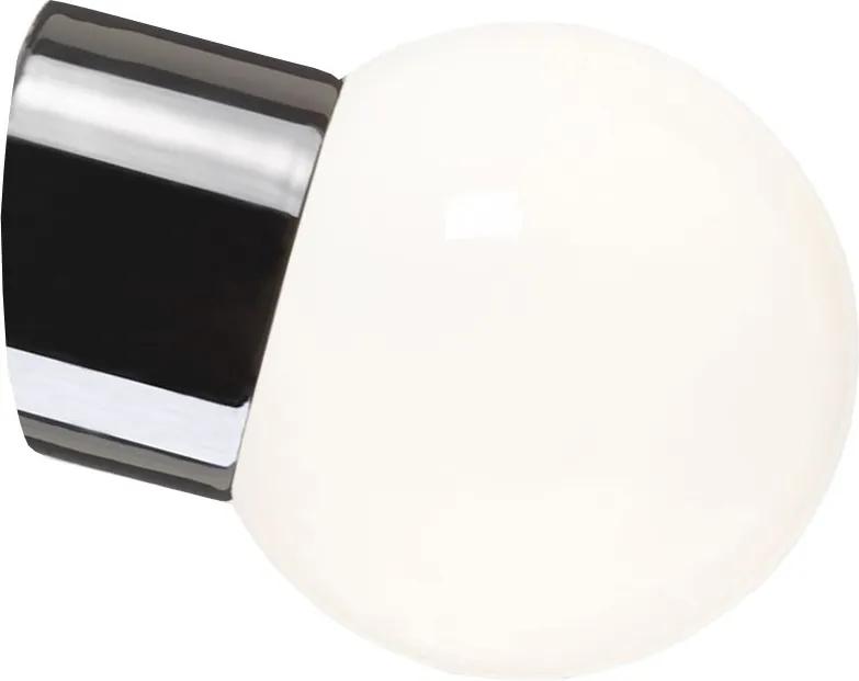 Ifö Electric Classic Globe wandlamp porselein black IP54 150mm