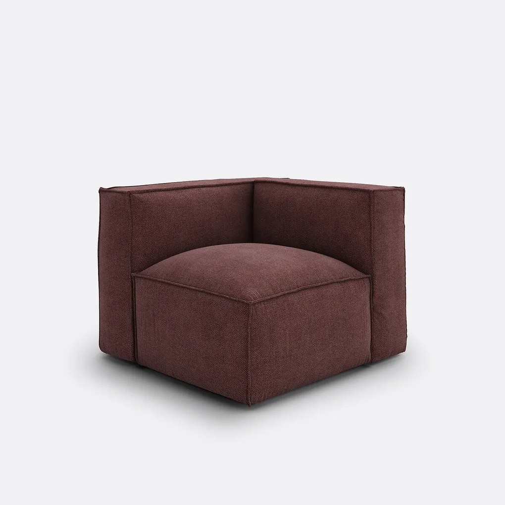 Modulaire hoek, getextureerde stof, Seven