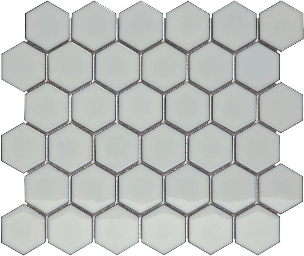 Mozaiek Barcelona Hexagon Licht grijs 5,1x5,9
