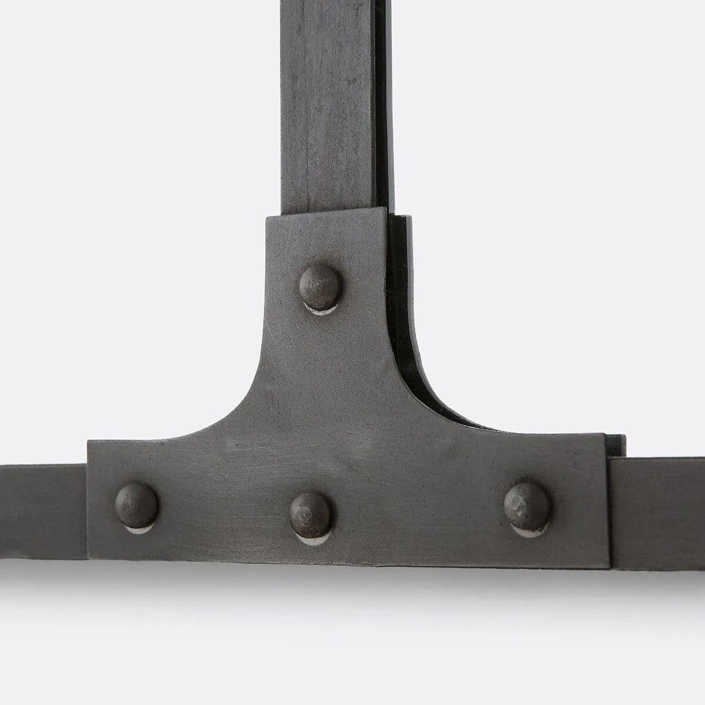 Metalen spigel in industriële stijl 144x120 cm, Lenaig