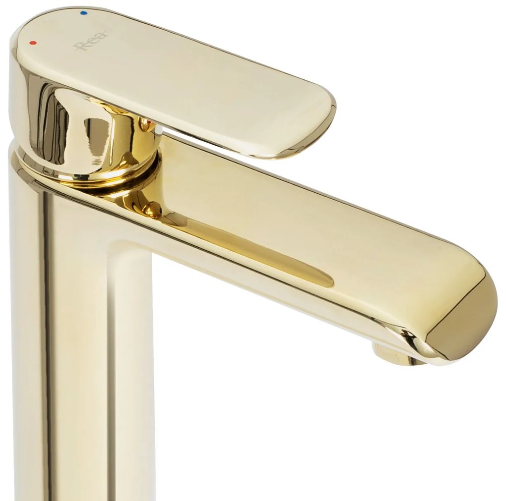 Wastafelkraan Rea Bloom Gold High
