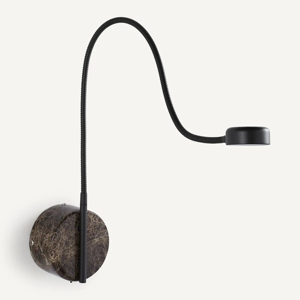 Buigzame wandlamp, Gino