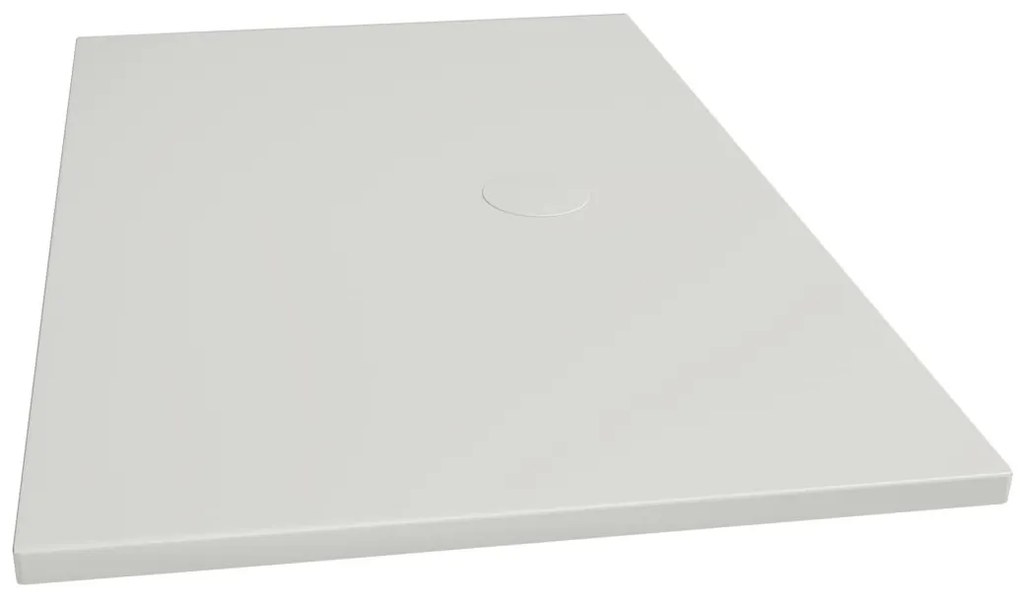 Xenz Flat douchevloer 100x80x4cm edelweis