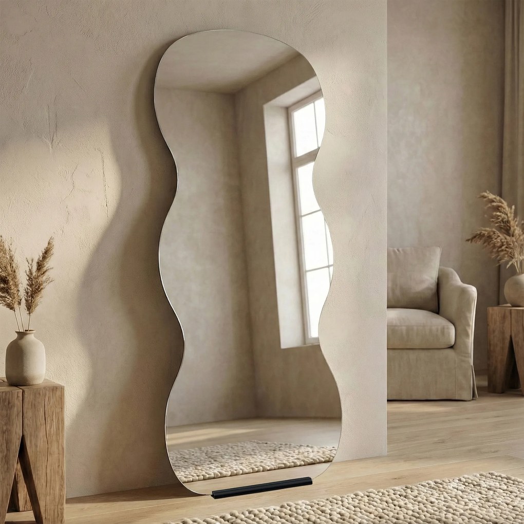 Grote Spiegel Organisch Zonder Rand - 70x170cm