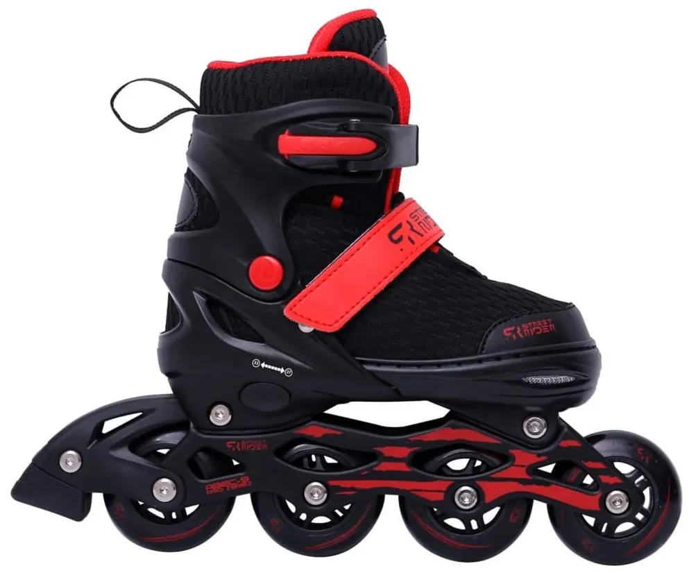 Street Rider Inlineskates Pro verstelbaar maat 38-42 zwart